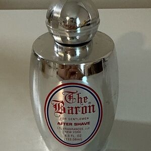 Vtg The Baron for gentlemen After Shave 4.5FL 95% full